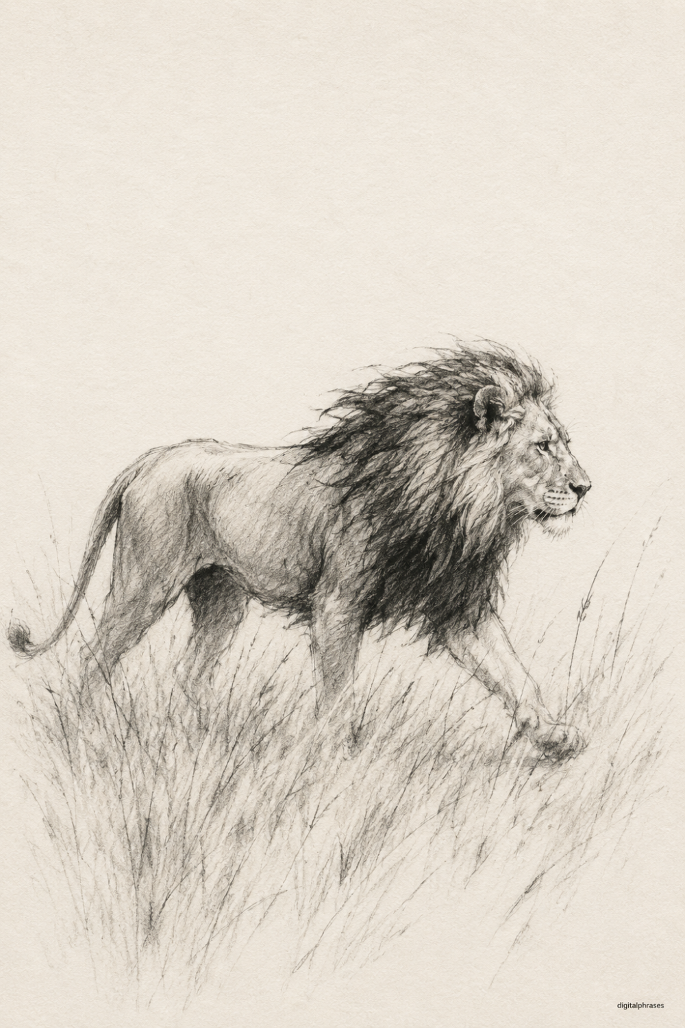 Lion Drawing Ideas