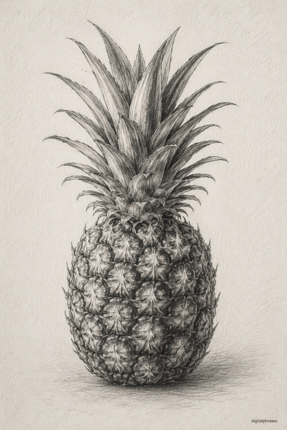 Pineapple Drawing Ideas
