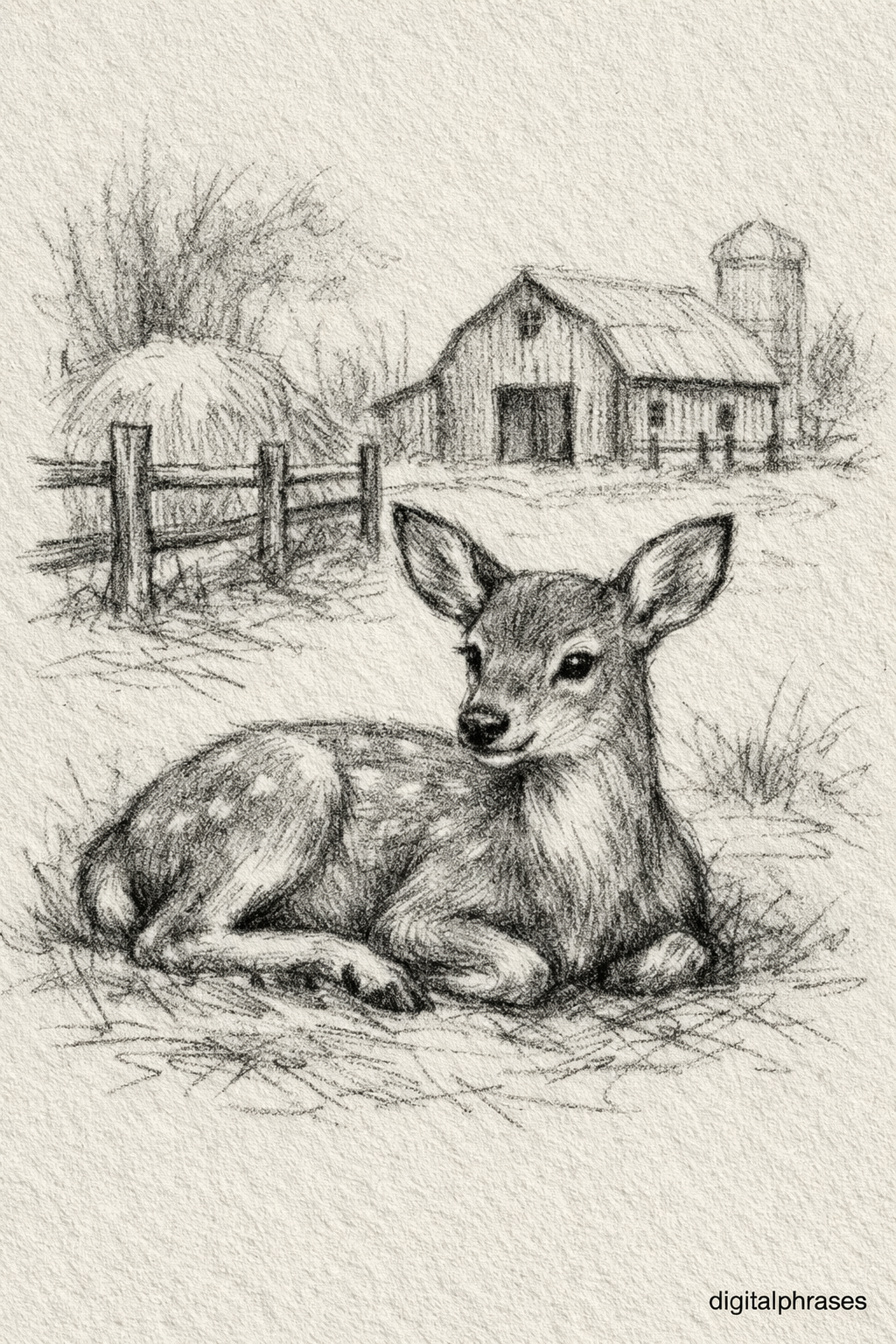 Deer Drawing Ideas Deer Drawing Ideas