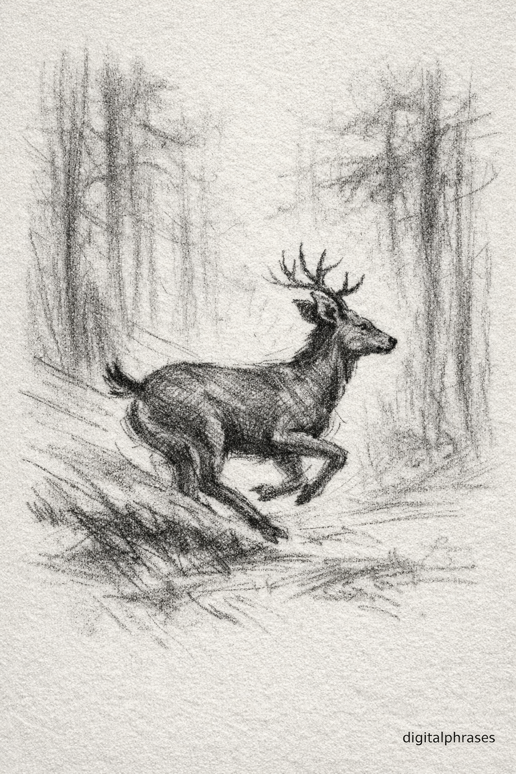 Deer Drawing Ideas Deer Drawing Ideas