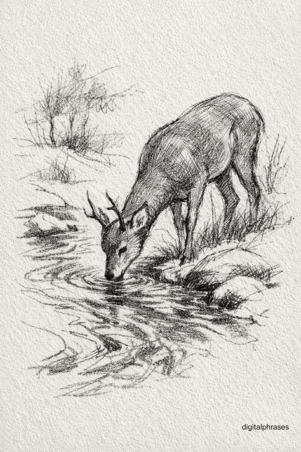 Deer Drawing Ideas Deer Drawing Ideas