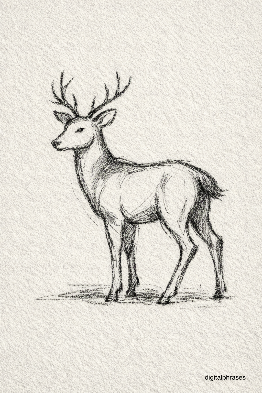 Deer Drawing Ideas Deer Drawing Ideas