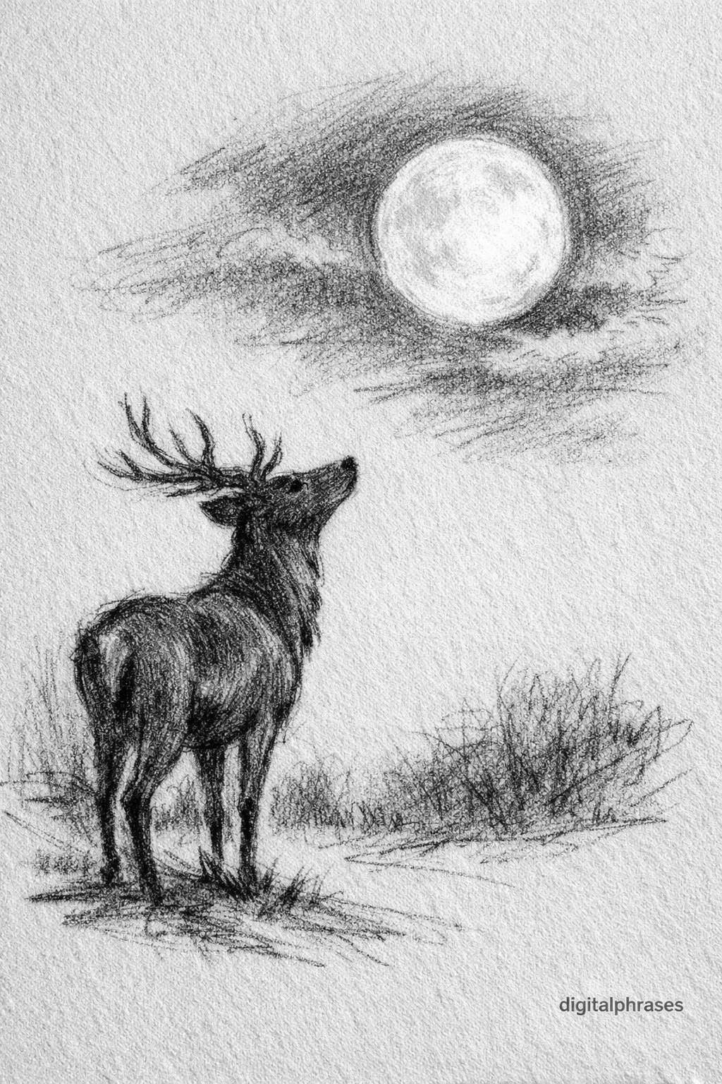 Deer Drawing Ideas Deer Drawing Ideas