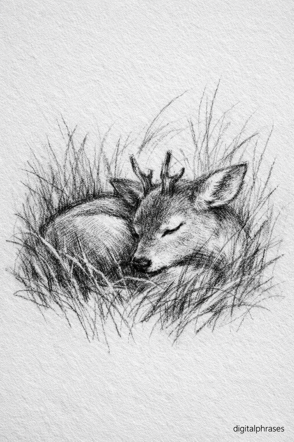 Deer Drawing Ideas Deer Drawing Ideas