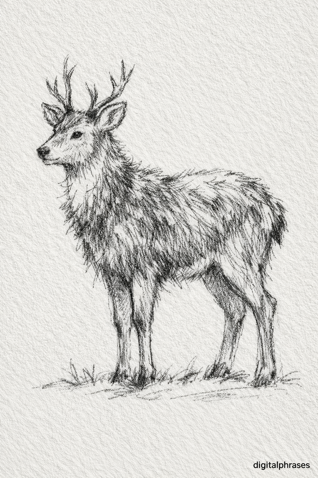 Deer Drawing Ideas Deer Drawing Ideas