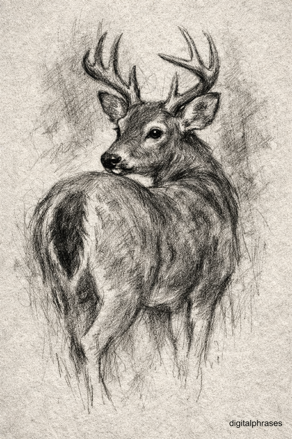 Deer Drawing Ideas Deer Drawing Ideas