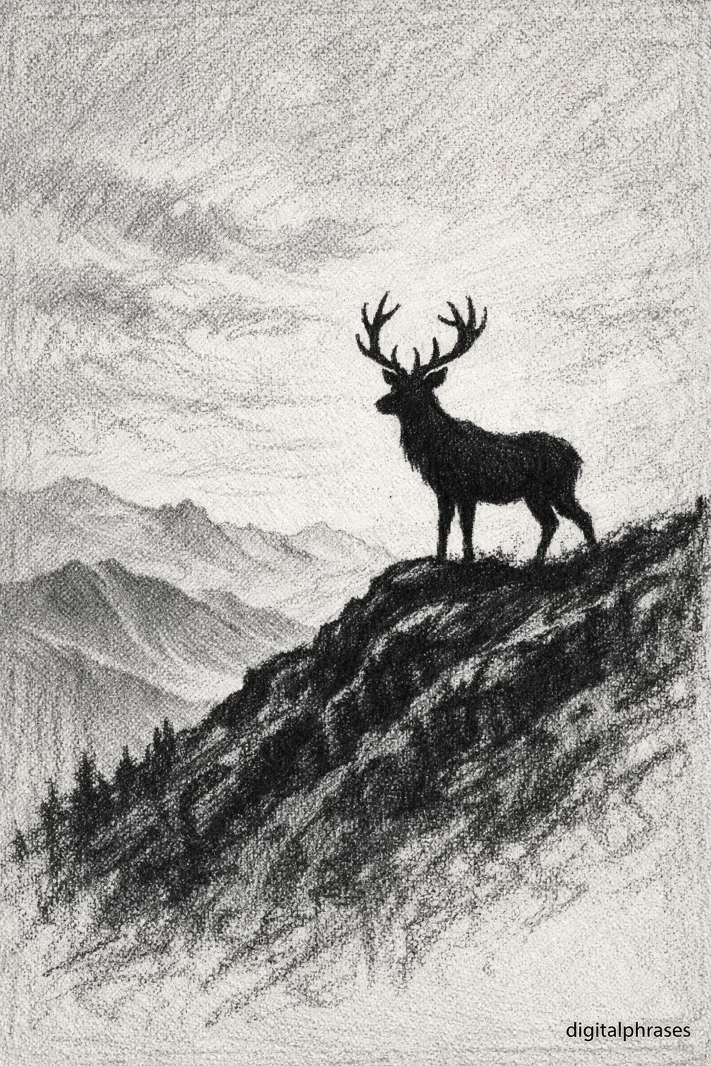 Deer Drawing Ideas Deer Drawing Ideas