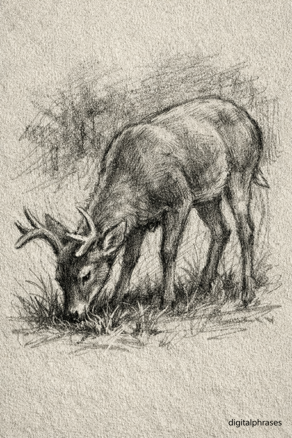 Deer Drawing Ideas Deer Drawing Ideas