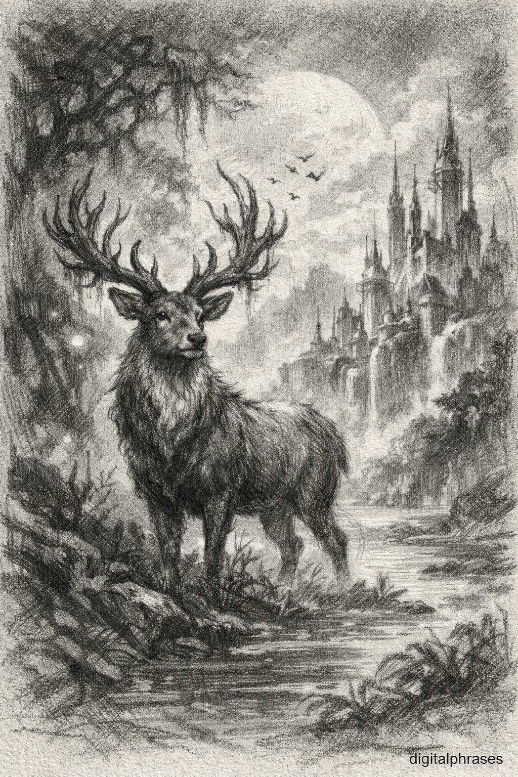 Deer Drawing Ideas Deer Drawing Ideas