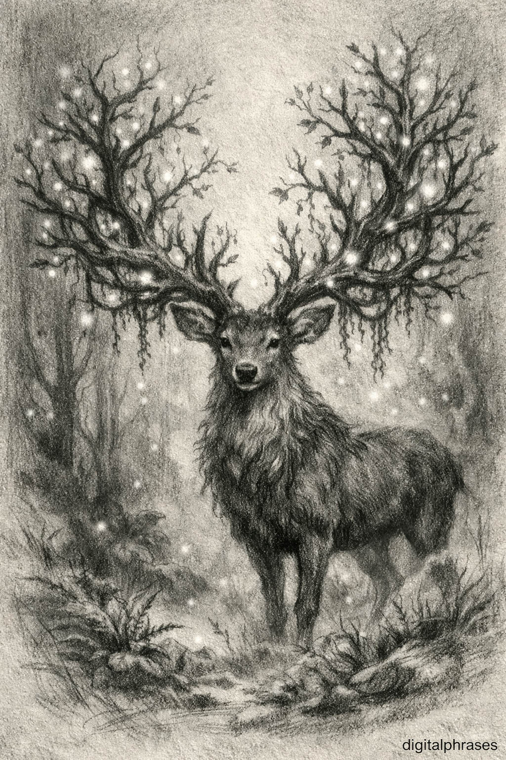 Deer Drawing Ideas Deer Drawing Ideas