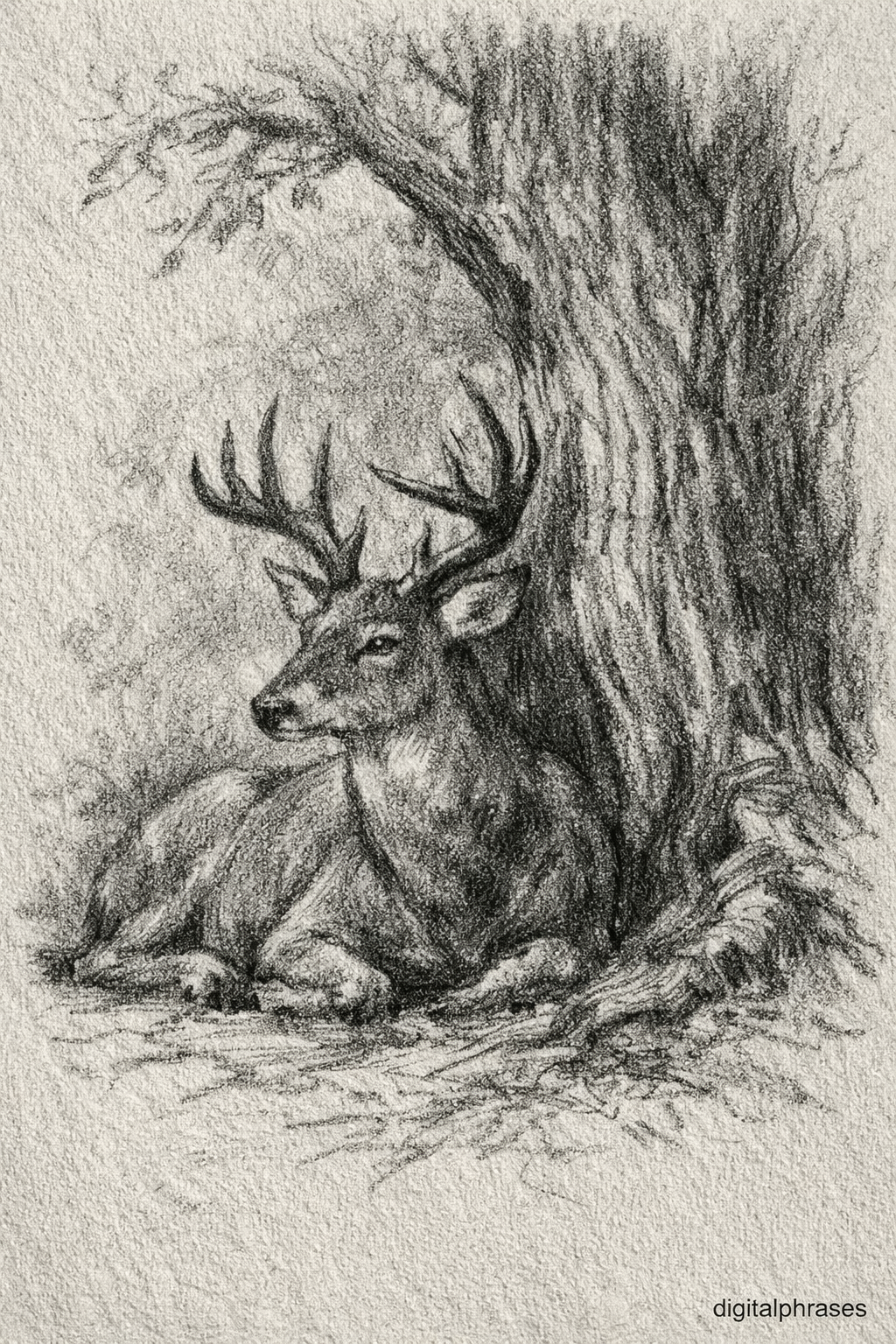 Deer Drawing Ideas Deer Drawing Ideas