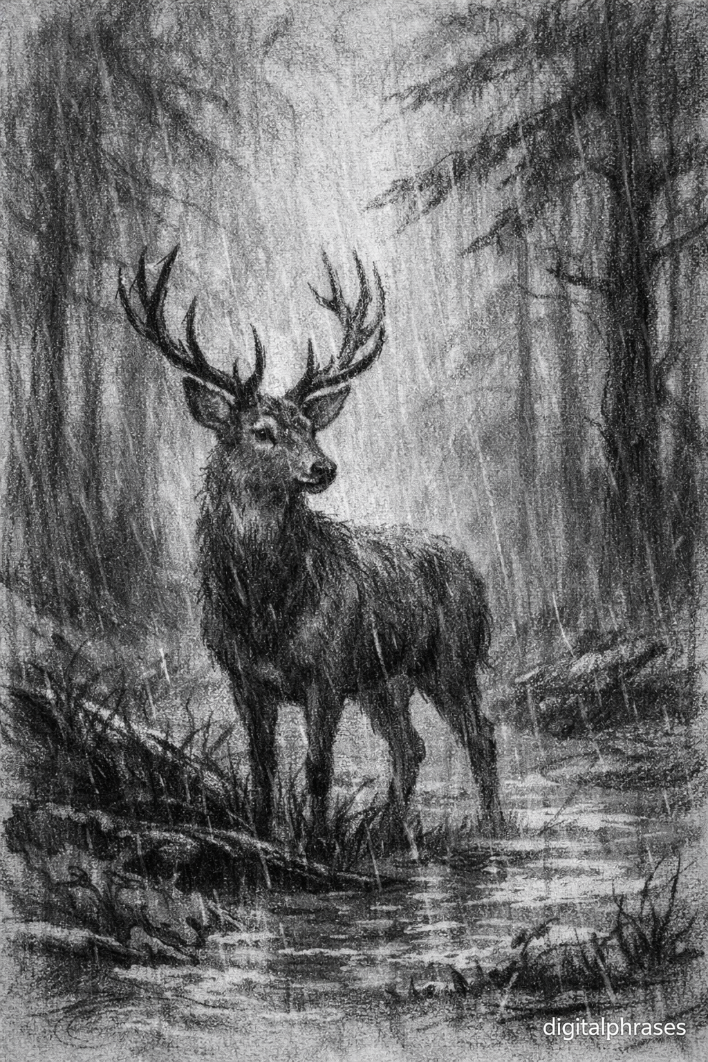 Deer Drawing Ideas Deer Drawing Ideas