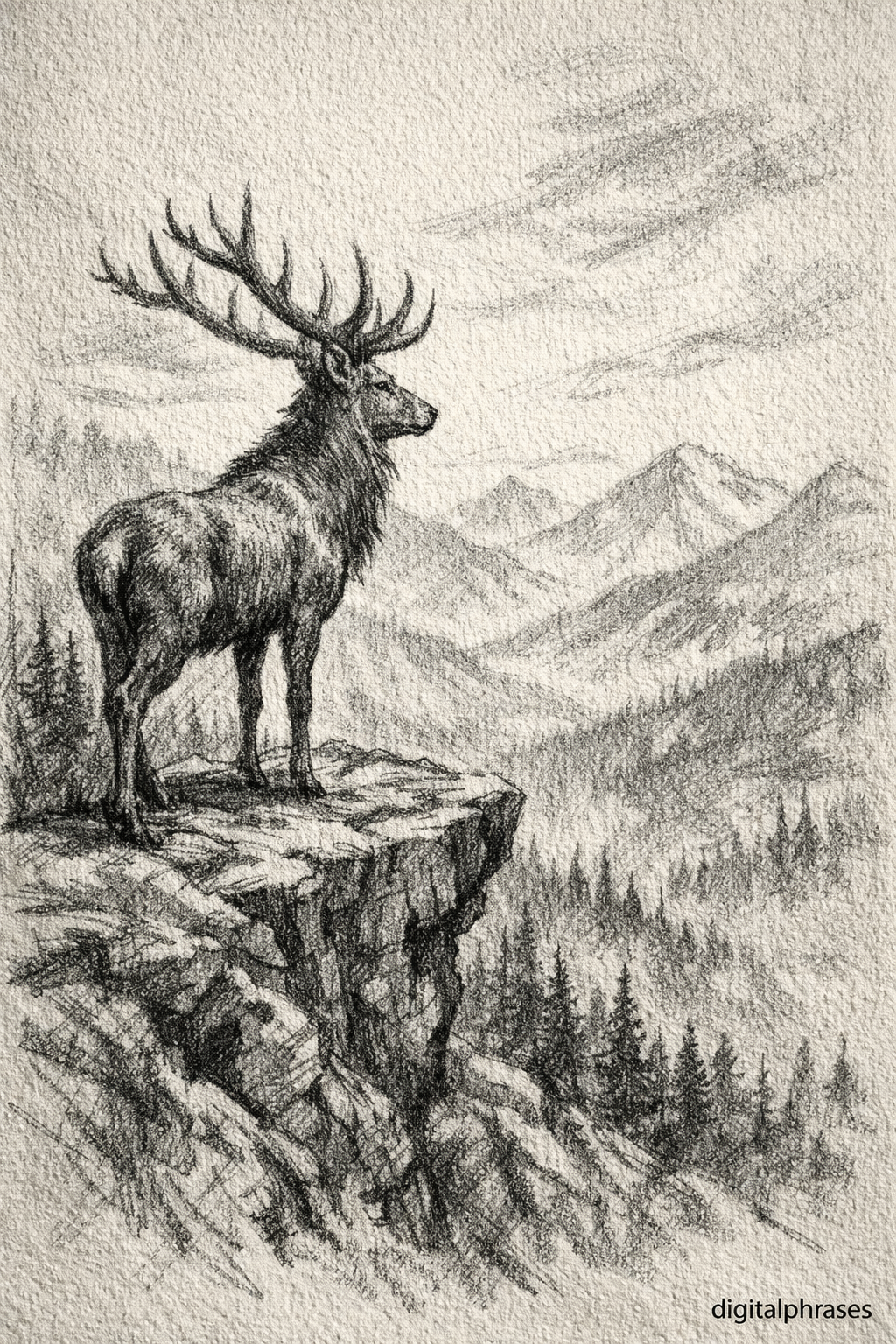 Deer Drawing Ideas Deer Drawing Ideas