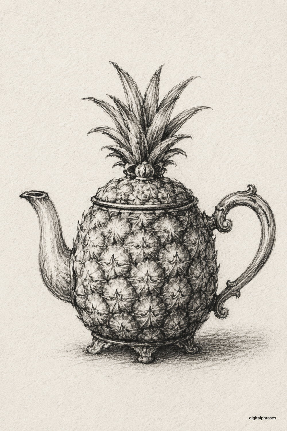 Pineapple Drawing Ideas