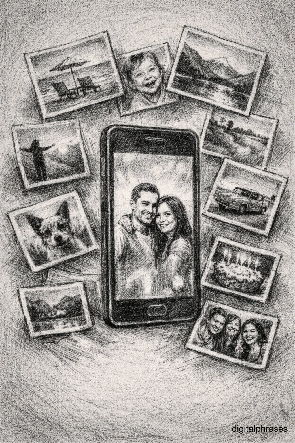 Smartphone and Phone Drawing Ideas Smartphone and Phone Drawing Ideas
