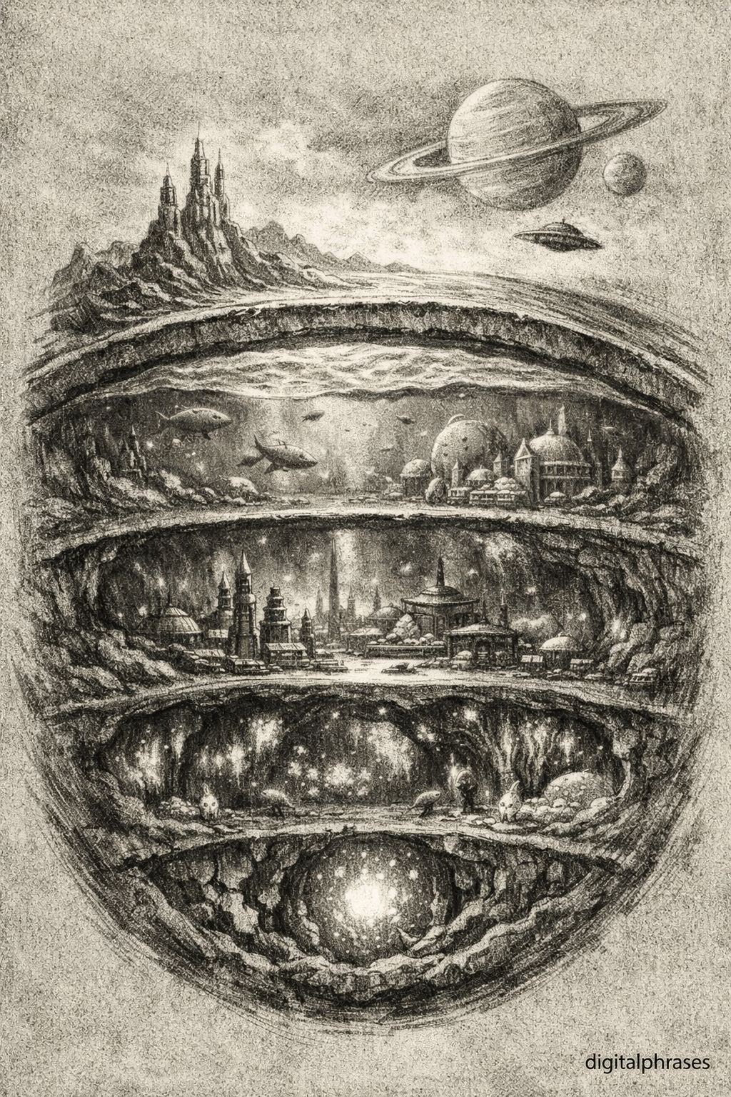 Space Drawing Ideas