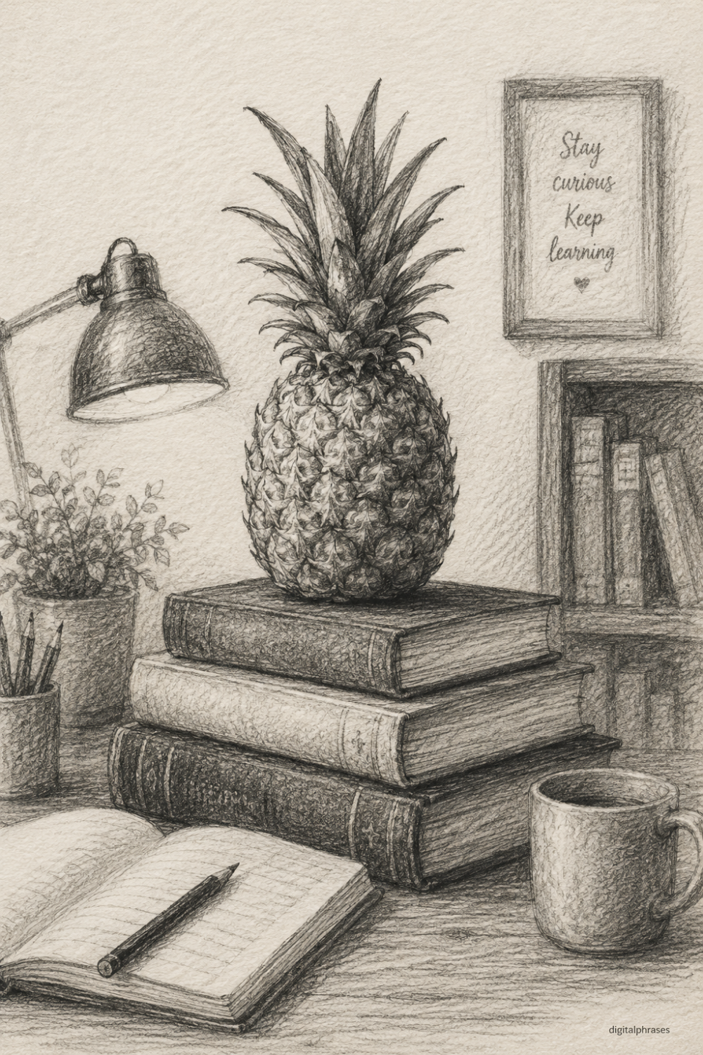 Pineapple Drawing Ideas