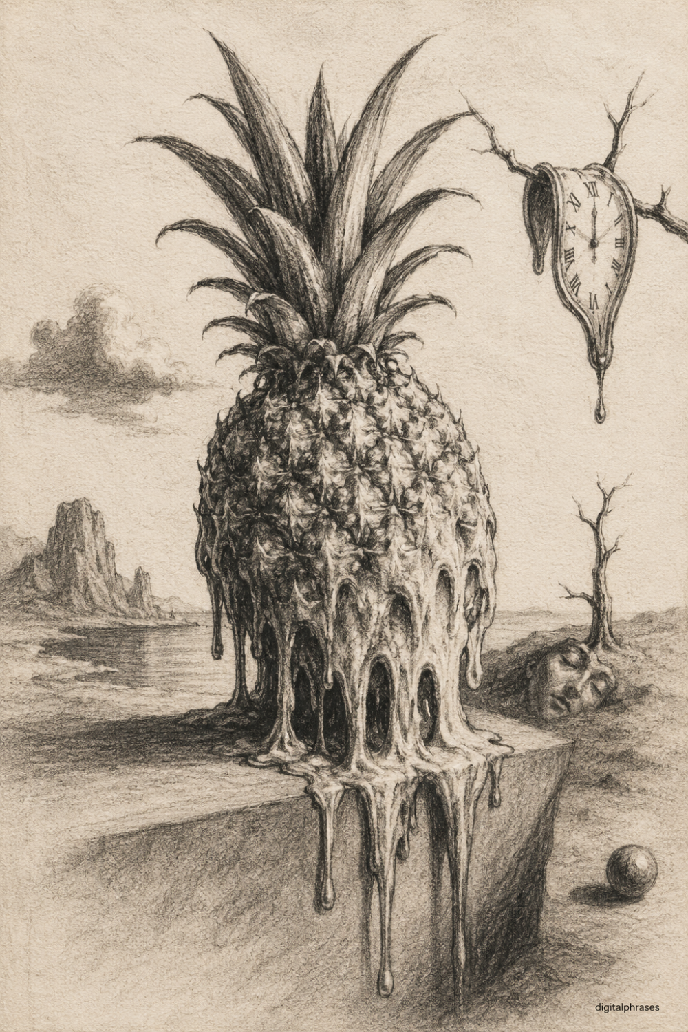 Pineapple Drawing Ideas