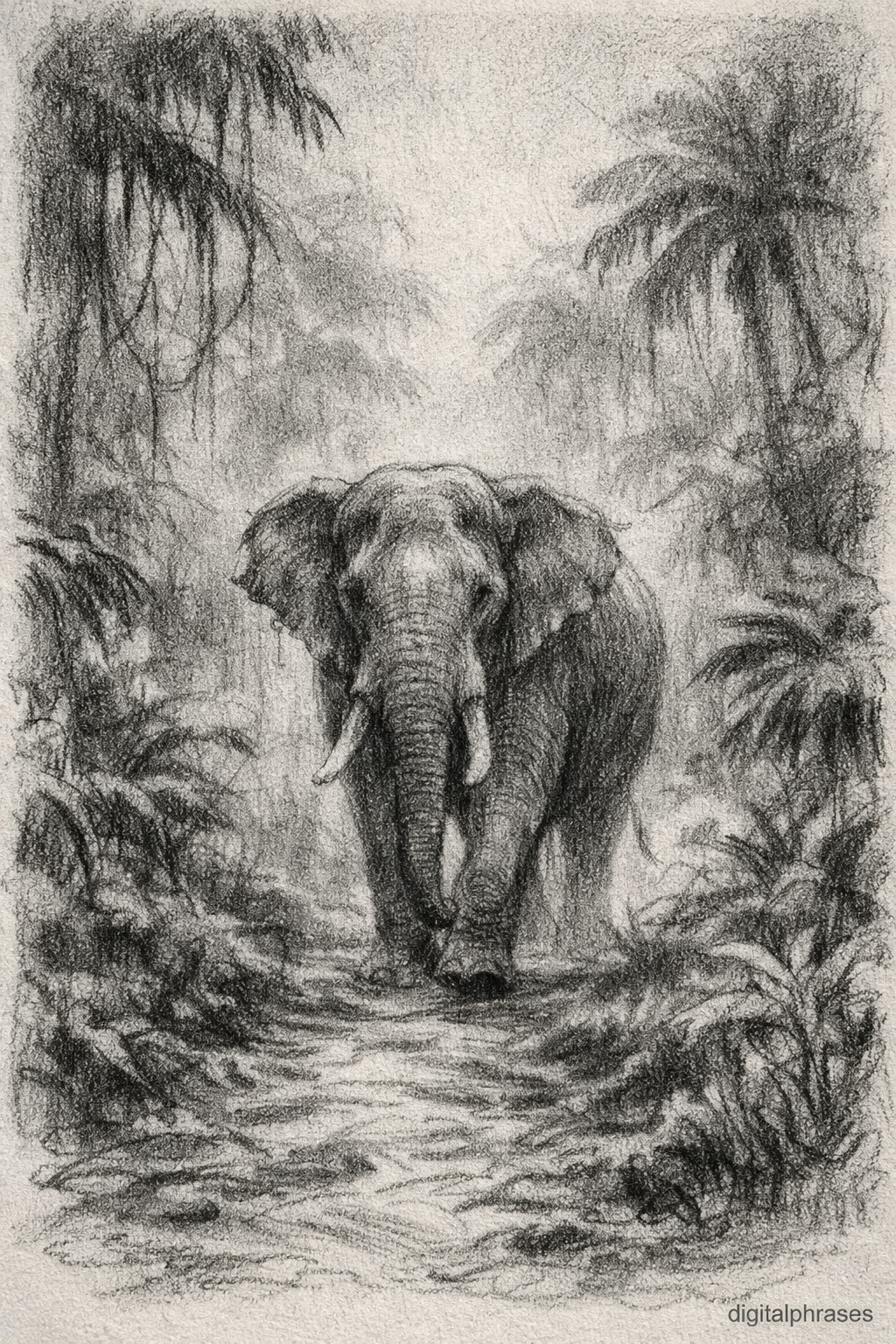 Elephant Drawing Ideas