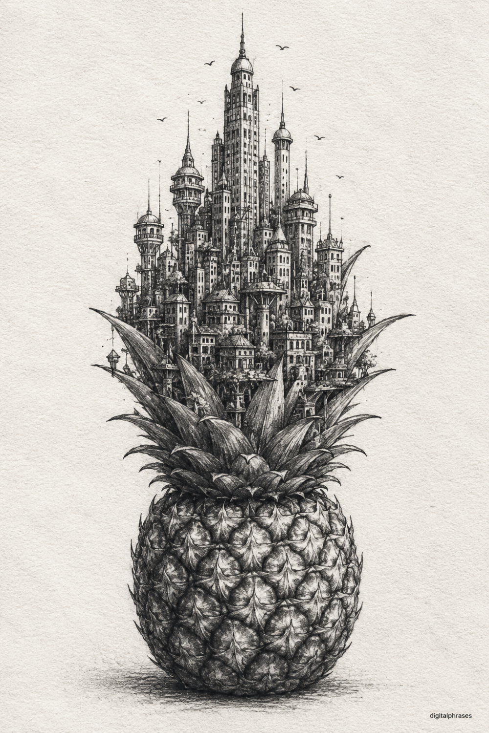 Pineapple Drawing Ideas