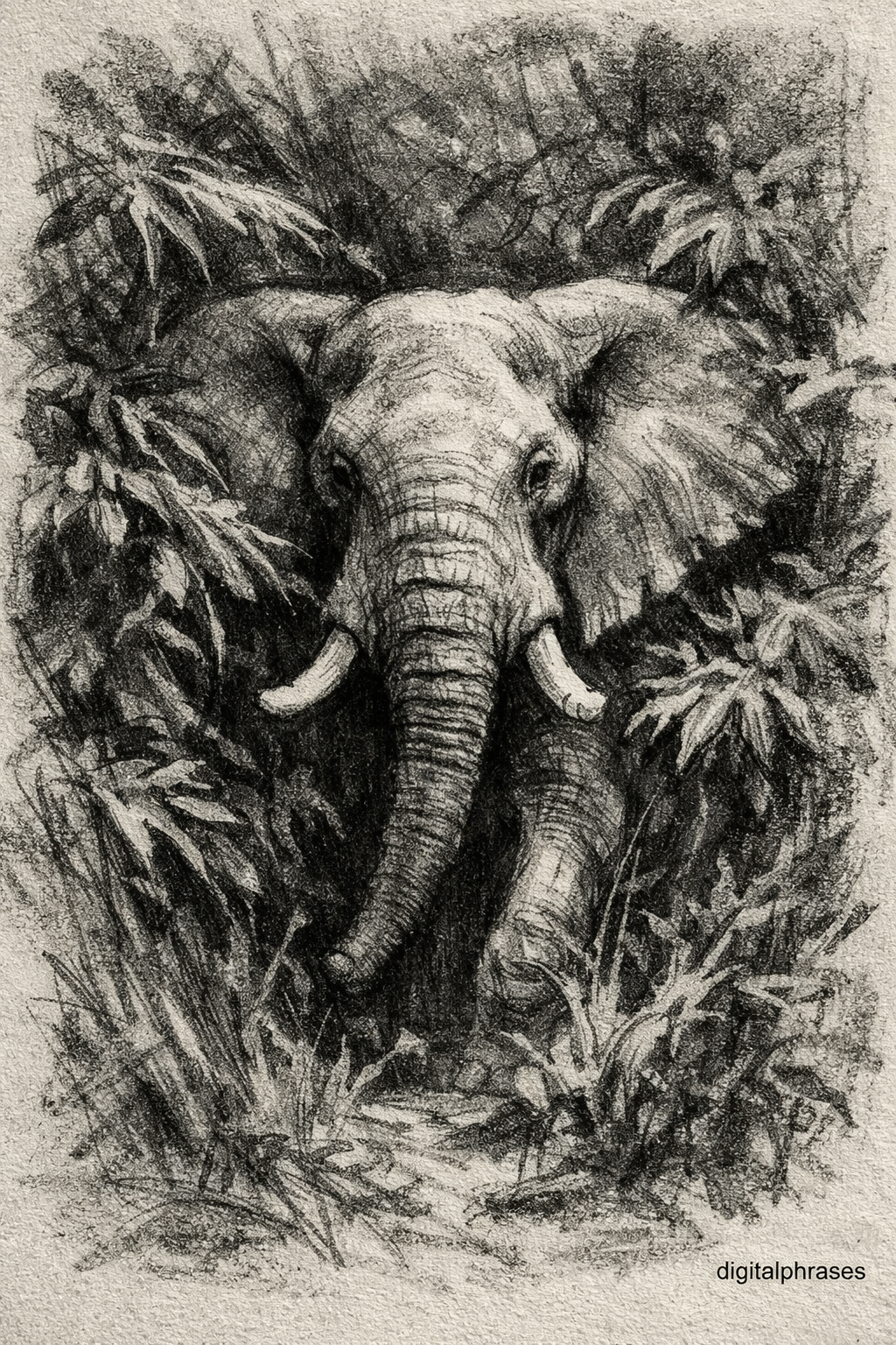 Elephant Drawing Ideas