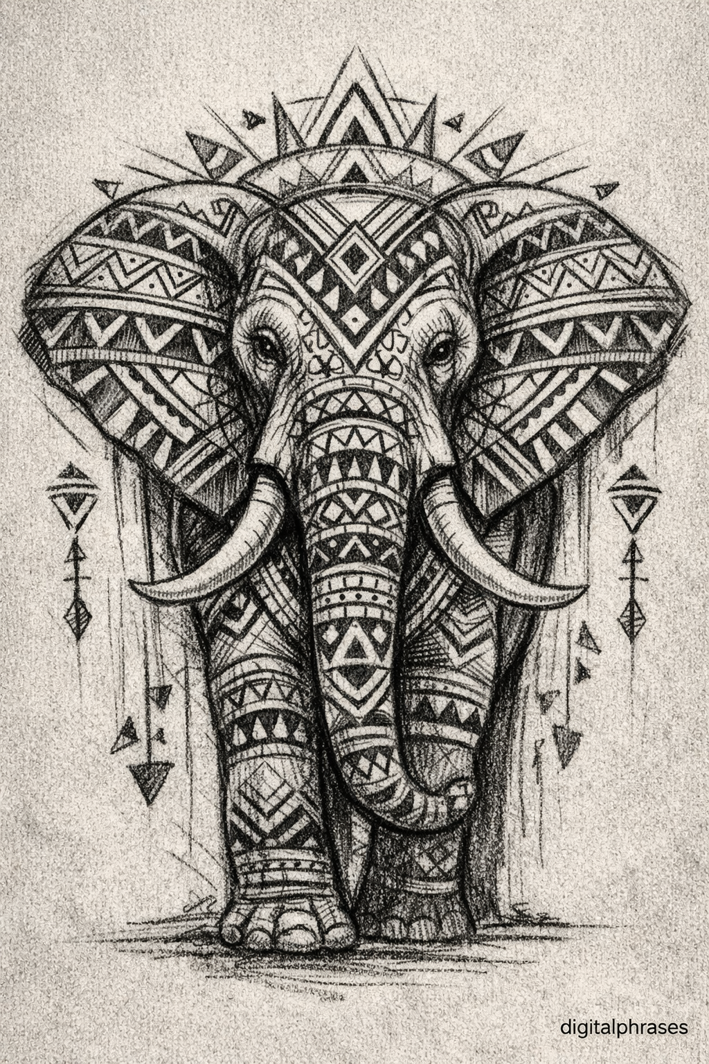 Elephant Drawing Ideas