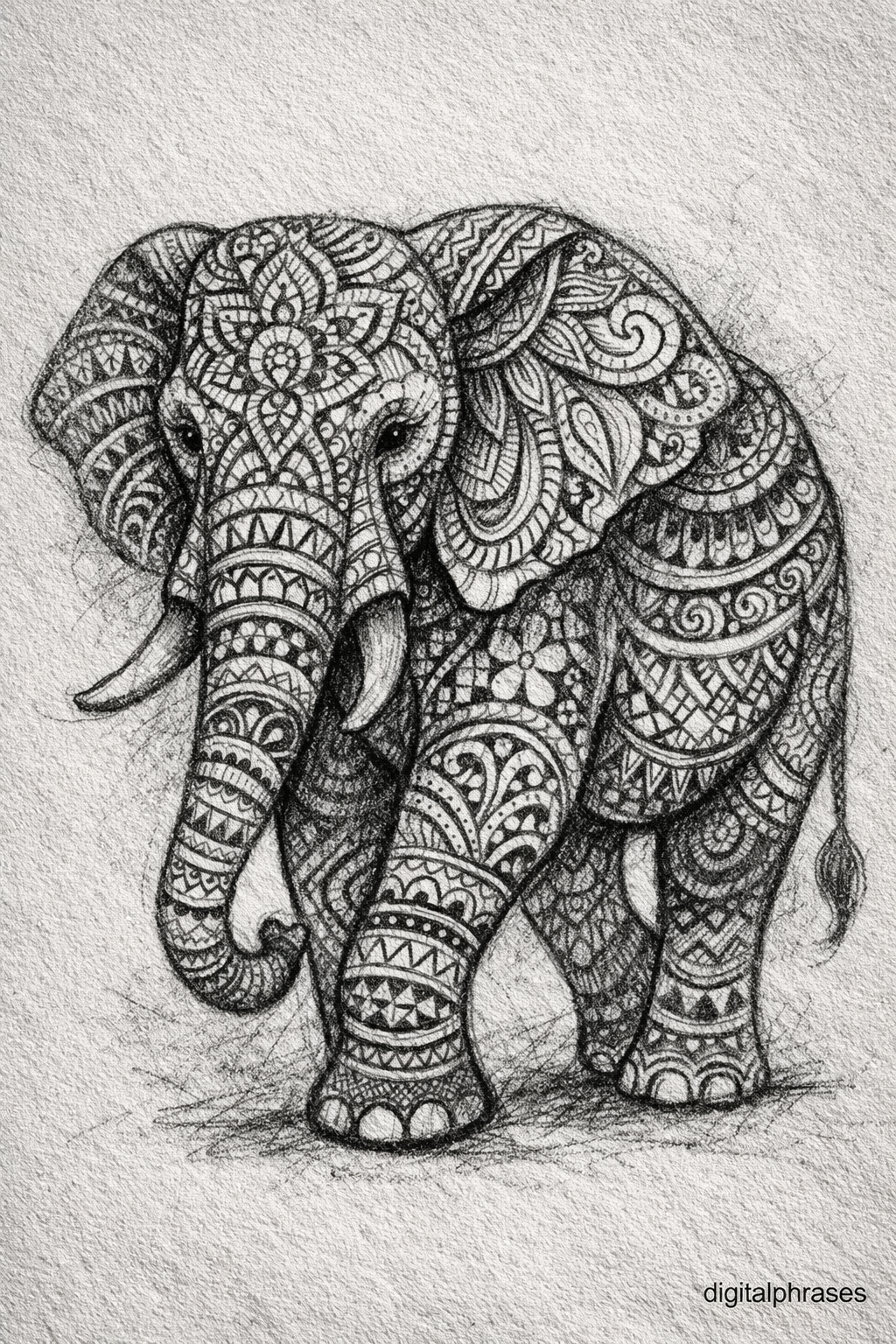 Elephant Drawing Ideas