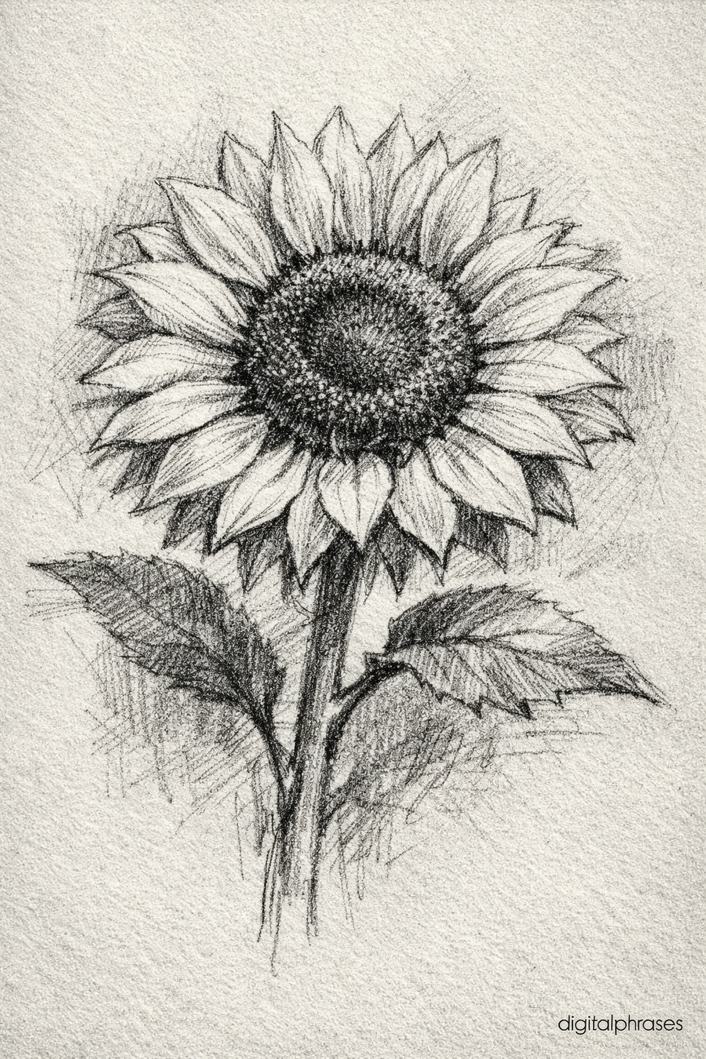 Sunflower Drawing Ideas Sunflower Drawing Ideas