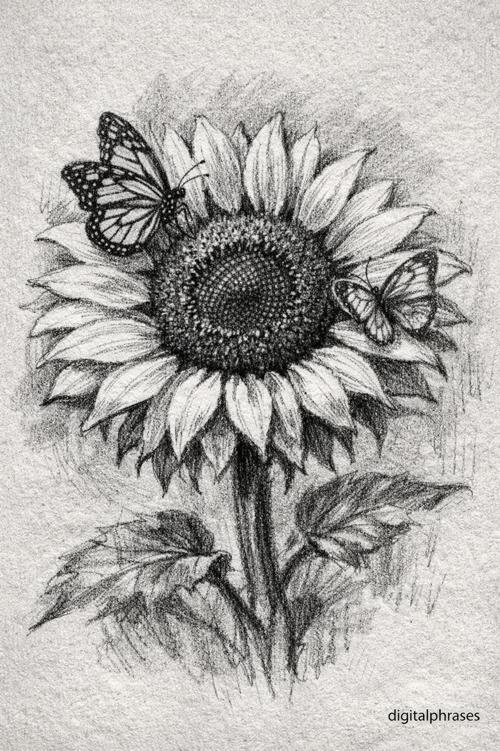 Sunflower Drawing Ideas Sunflower Drawing Ideas