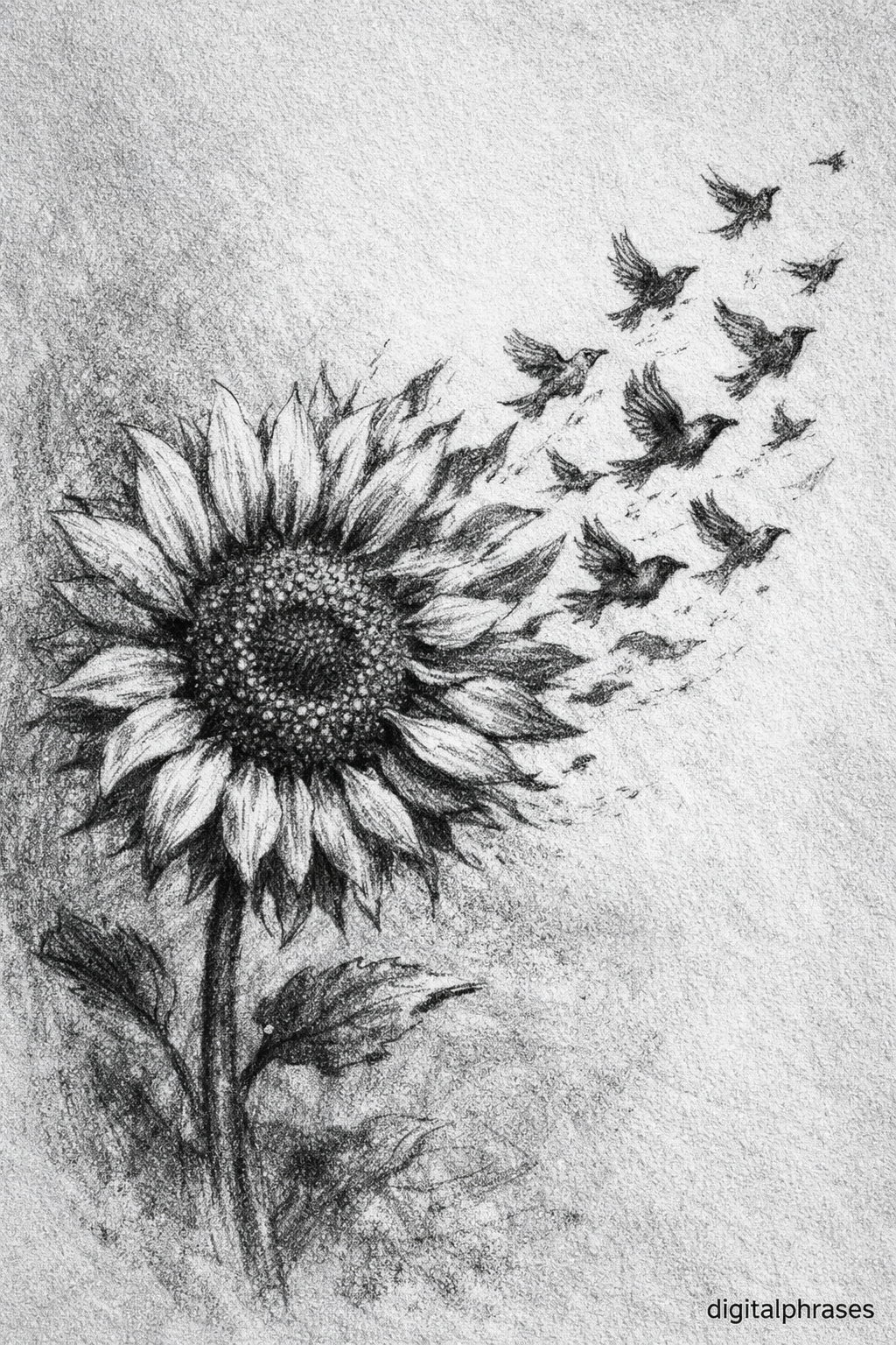 Sunflower Drawing Ideas Sunflower Drawing Ideas