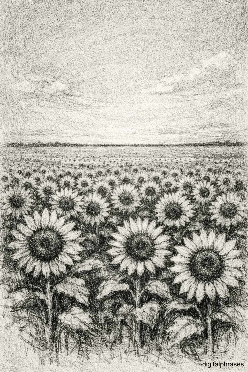 Sunflower Drawing Ideas Sunflower Drawing Ideas