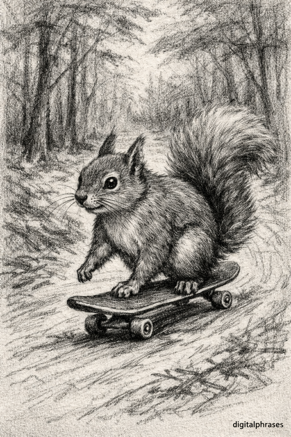 Squirrel Drawing Ideas