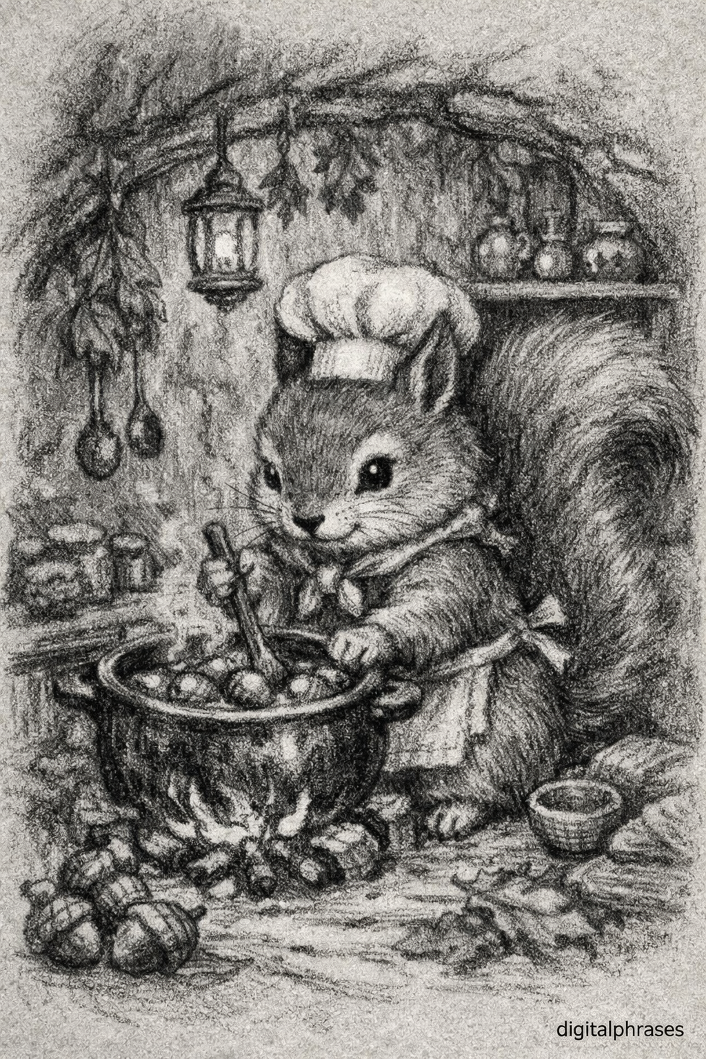 Squirrel Drawing Ideas