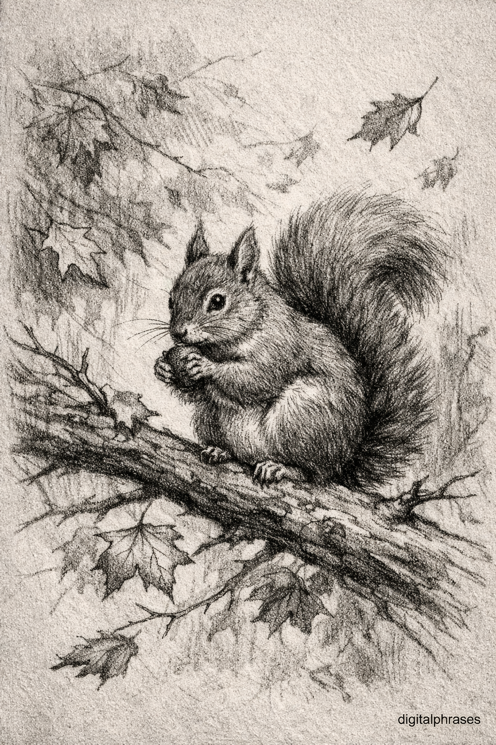 Squirrel Drawing Ideas
