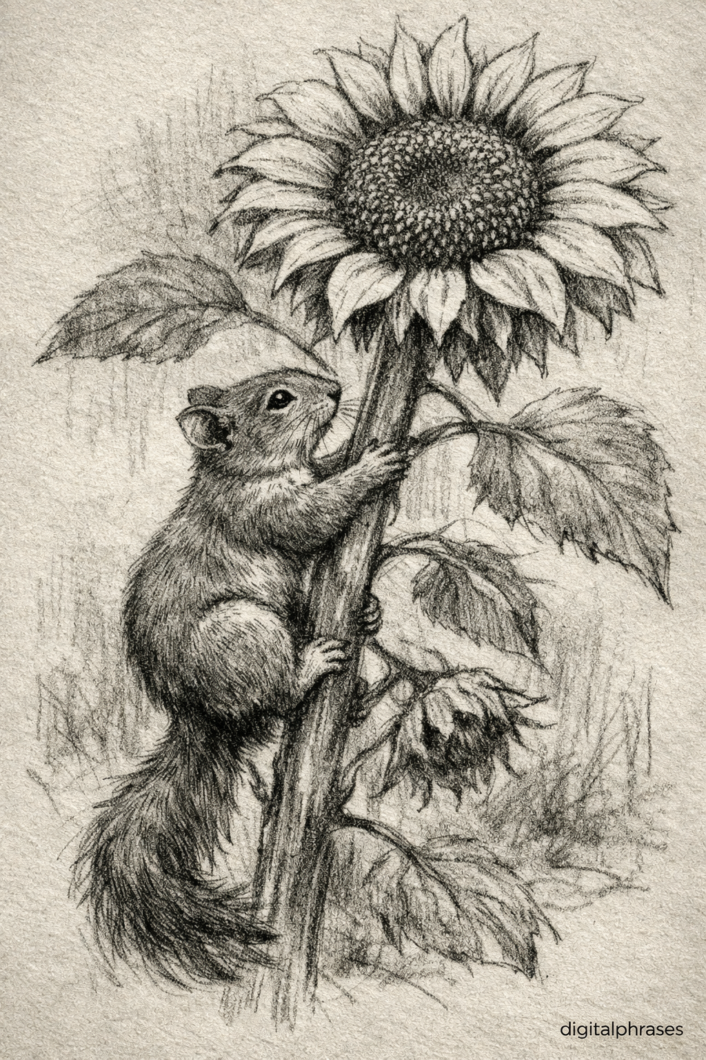 Squirrel Drawing Ideas
