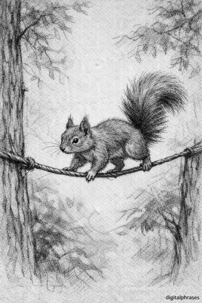 Squirrel Drawing Ideas