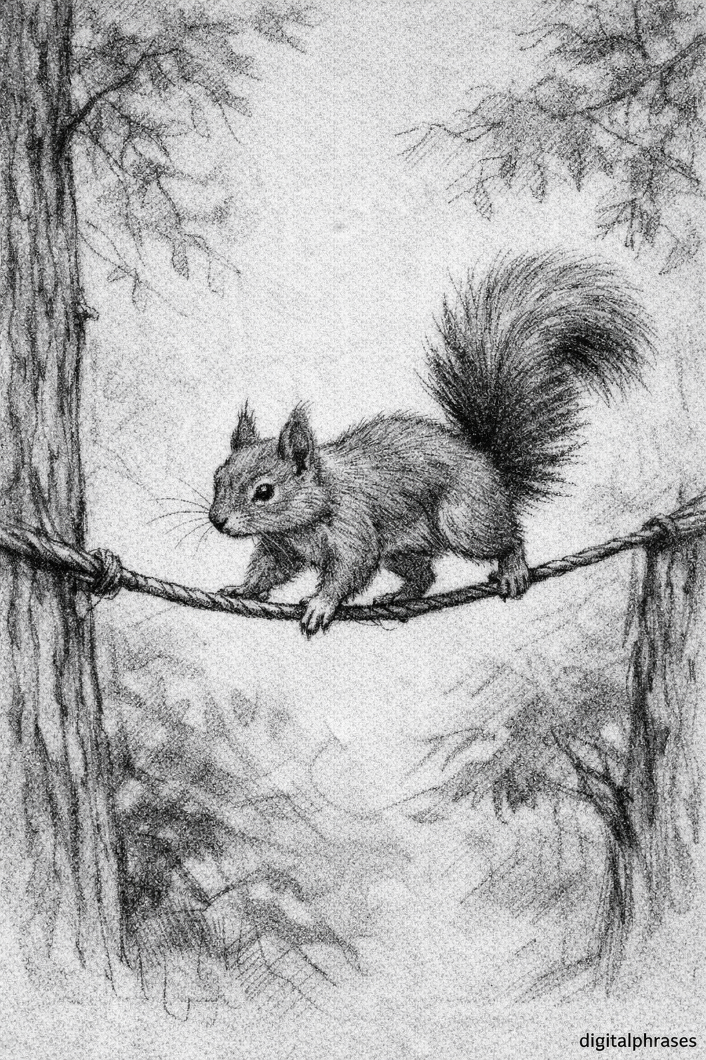 Squirrel Drawing Ideas