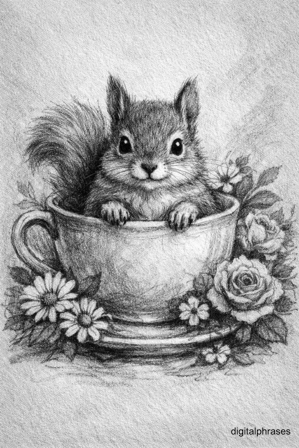 Squirrel Drawing Ideas