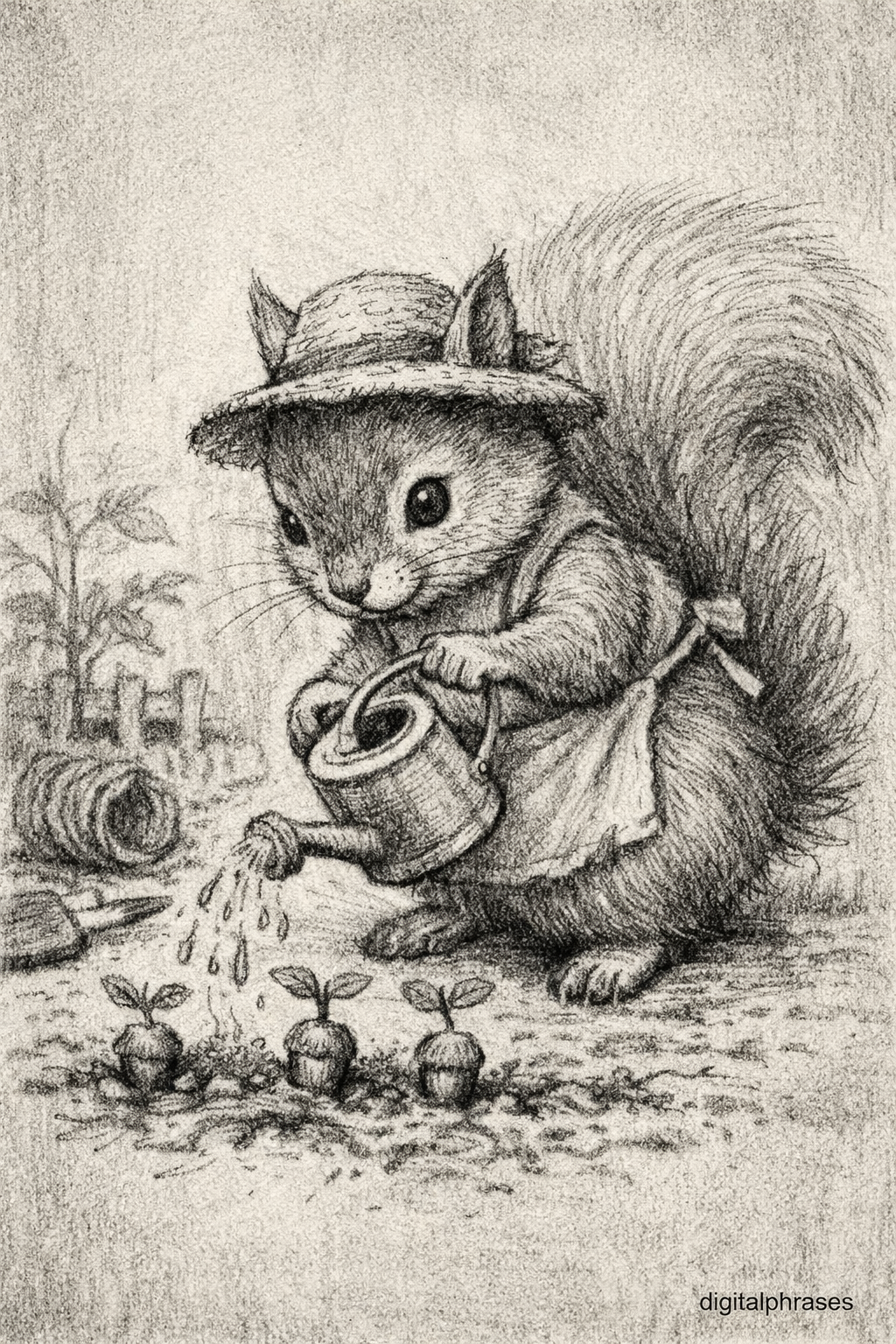 Squirrel Drawing Ideas