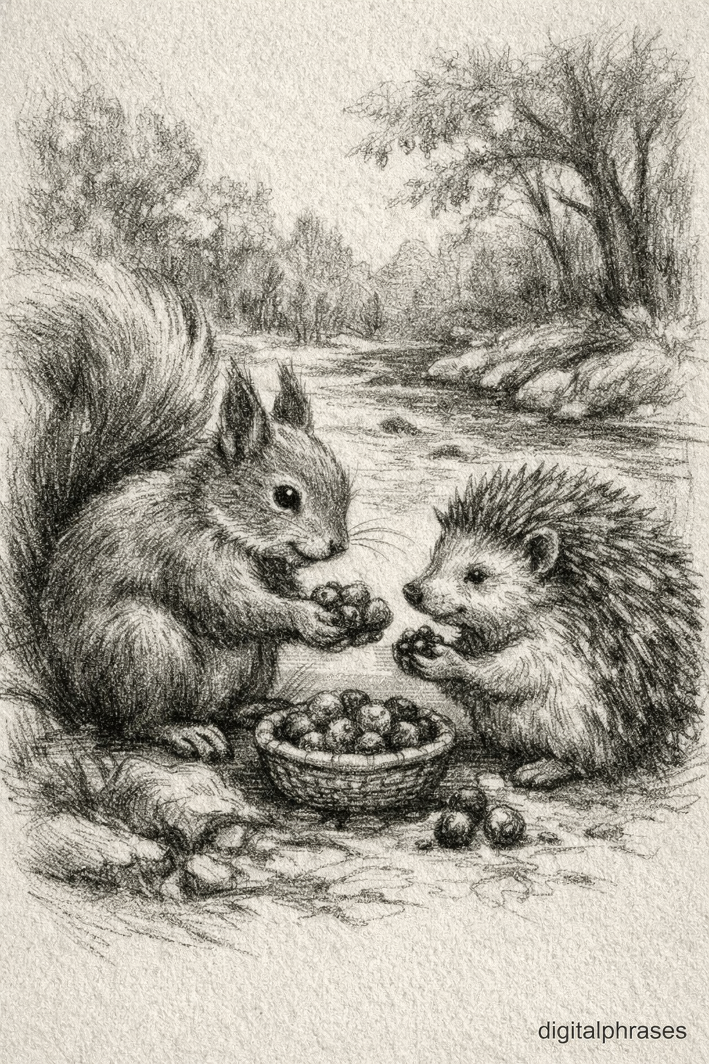 Squirrel Drawing Ideas