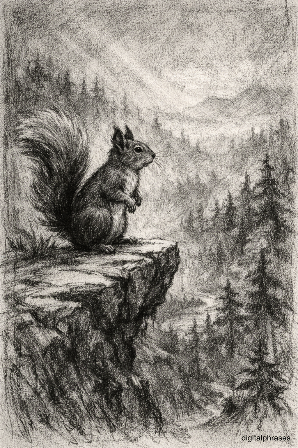 Squirrel Drawing Ideas