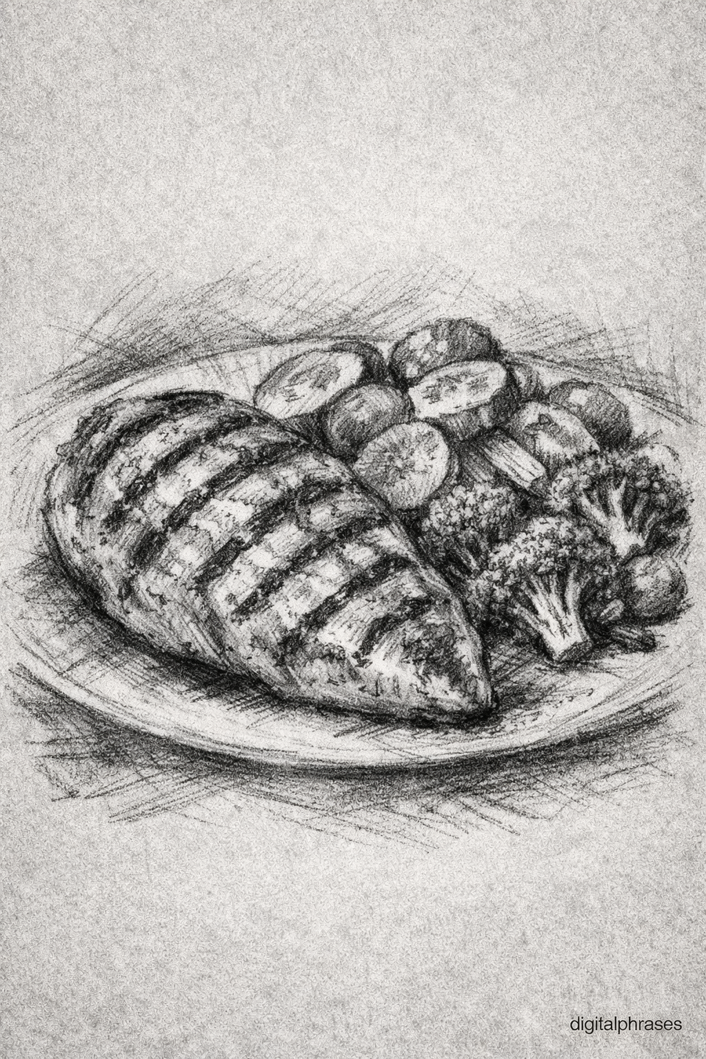 Chicken Drawing Ideas (Both as Food and as an Animal)