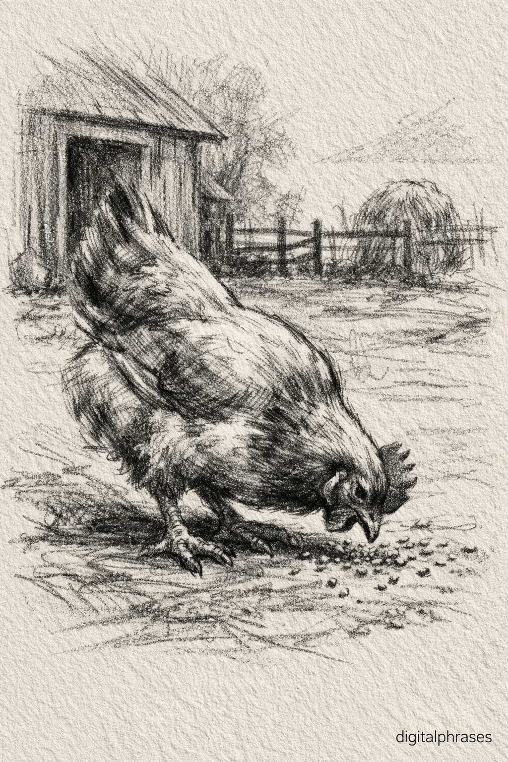 Chicken Drawing Ideas (Both as Food and as an Animal)