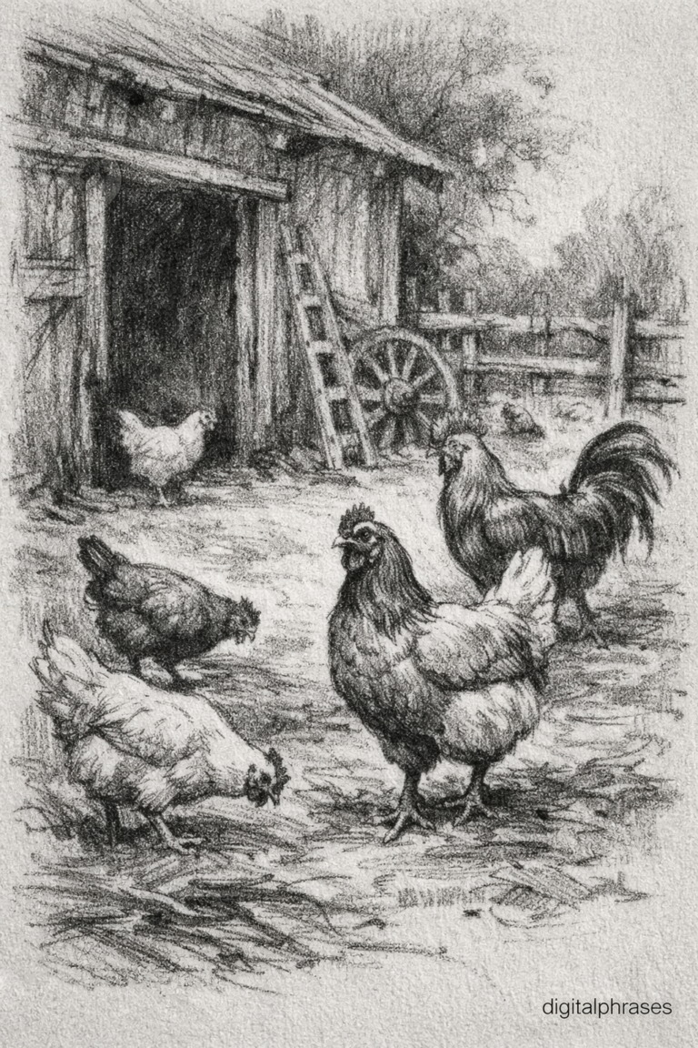 Chicken Drawing Ideas (Both as Food and as an Animal)