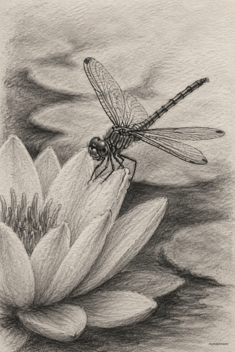 Water Lily Drawing Ideas