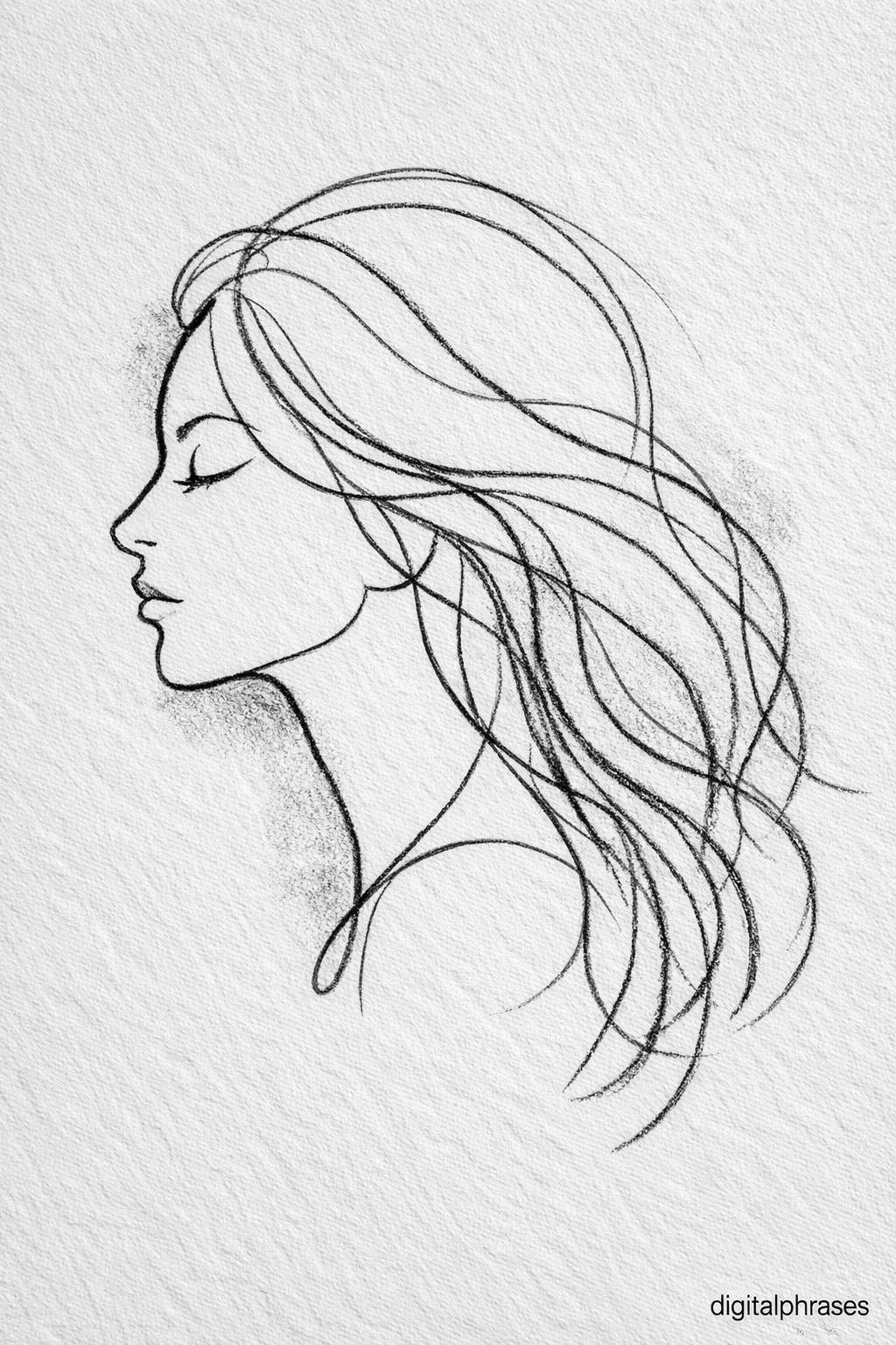 Continuous Line Drawing Ideas