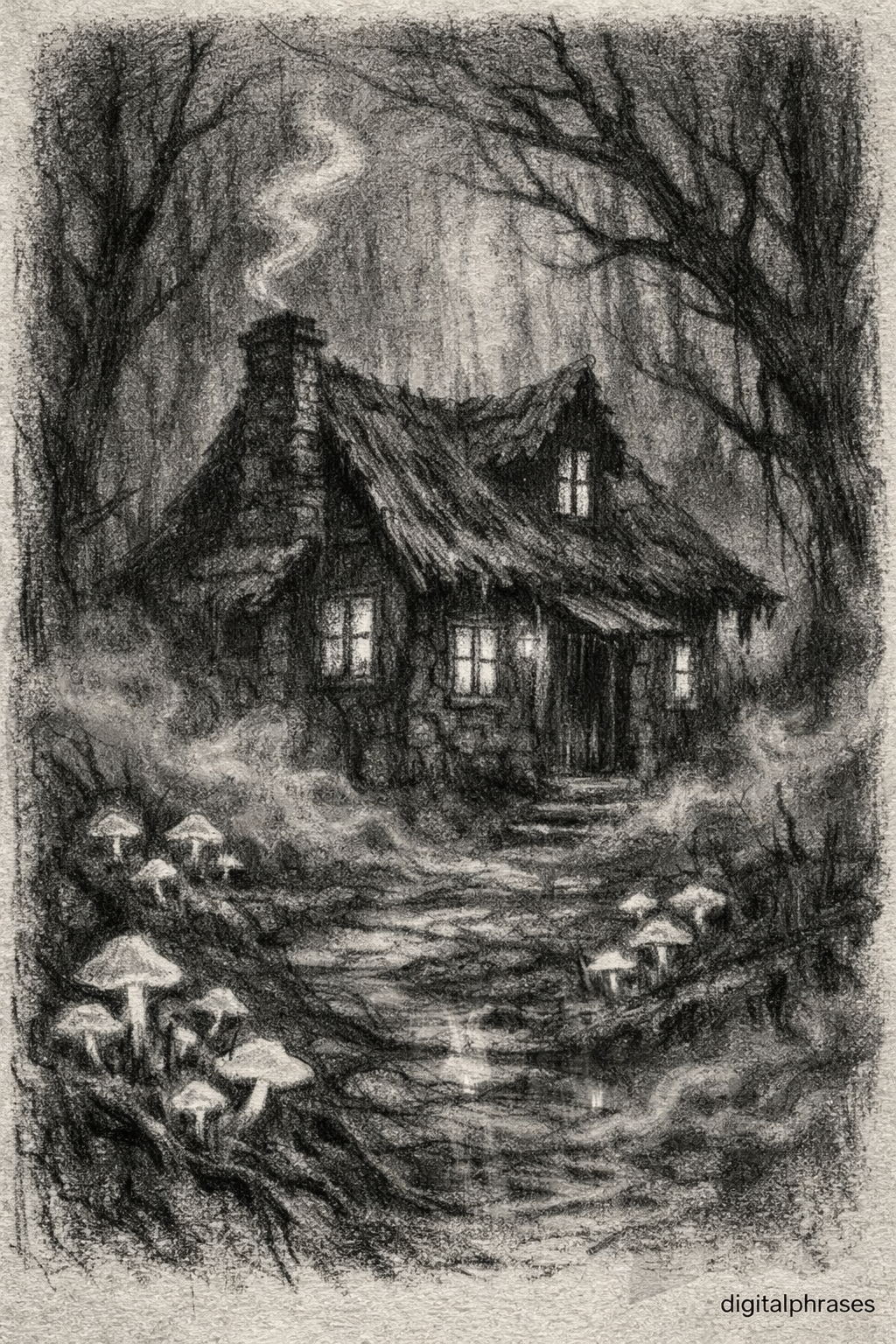 Haunted House Drawing Ideas