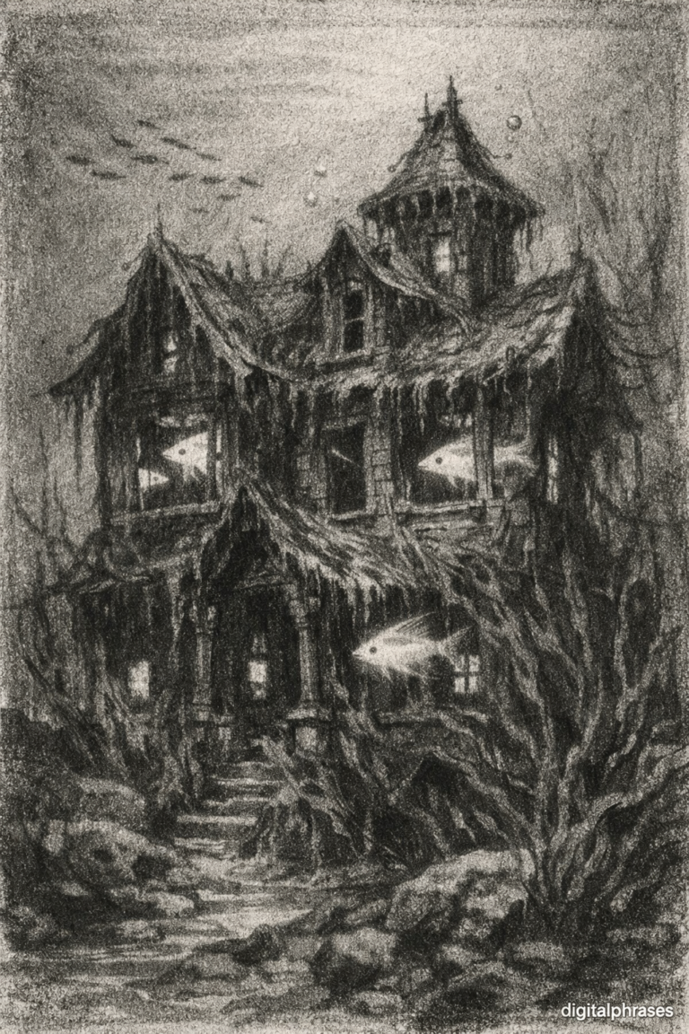 Haunted House Drawing Ideas