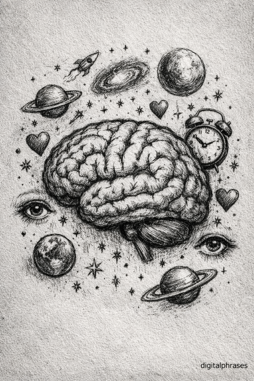 Brain Drawing Ideas