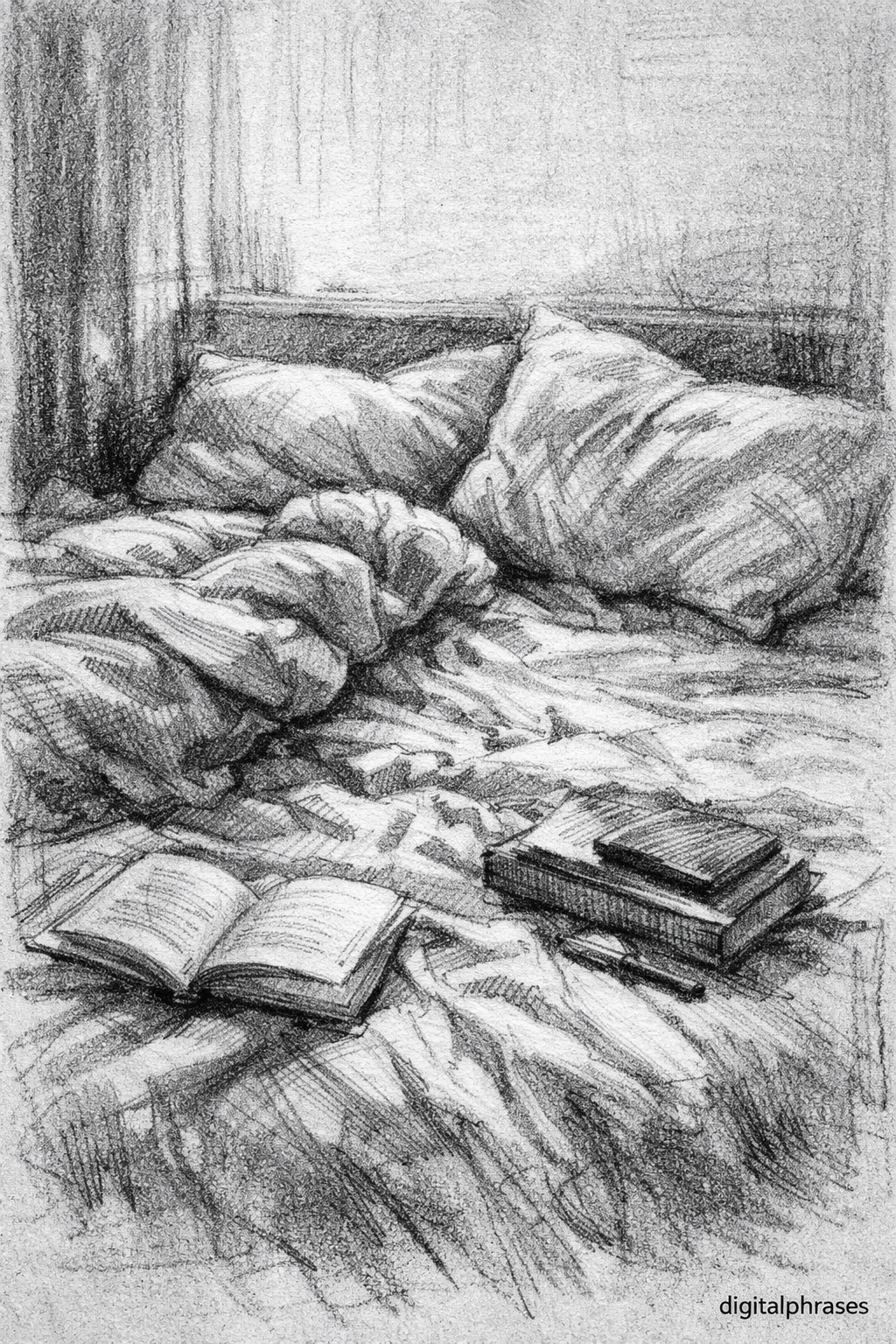 Bed Drawing Ideas
